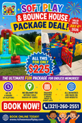 Bounce House Wet + Softplay Package